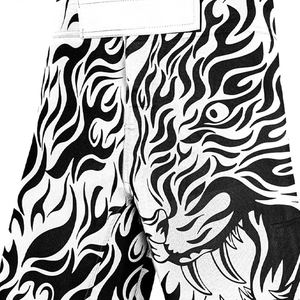 กางเกง MMA แบบขายส่งสั่งทำได้ ออกแบบลายแบบ Sublimated กางเกง MMA น้ำหนักเบา ระบายอากาศได้ดี กางเกงสำหรับต่อสู้และฝึกซ้อมกีฬา - Product Image 6