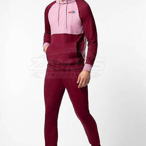 Survêtement de sport pour homme en coton 100% de haute qualité, différentes couleurs, prix abordable, respirant, deux pièces. - Product Image 4