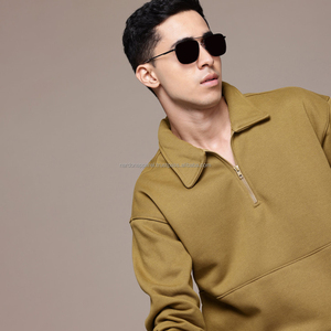 Sweat-shirt ample pour homme Nardon Apparel, en coton épais, pull-over streetwear, tenue chaude d'hiver, polyester/coton, vente en gros - Product Image 4