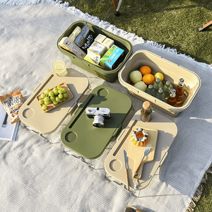 Pratico e portatile borse da Picnic pieghevole con supporto da Picnic - Product Image 2