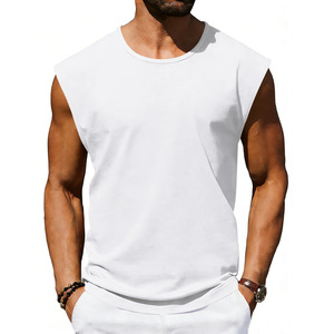Camiseta de Verano para Hombre, Nueva, Transpirable, 100% Algodón, Cuello Redondo, Manga Corta, Casual, Holgada, de Color Sólido y Fino - Product Image 2