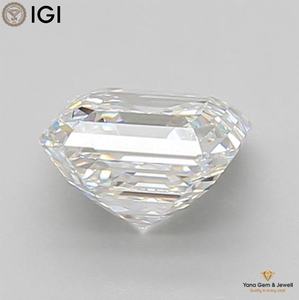 เพชร CVD ผลิตในห้องปฏิบัติการ พร้อมใบรับรอง IGI สี E ความสะอาด VS2 รูปทรง ASSCHER น้ำหนัก 1.50 กะรัต ดีไซน์แหวนล่าสุดสำหรับผู้หญิง - Product Image 3