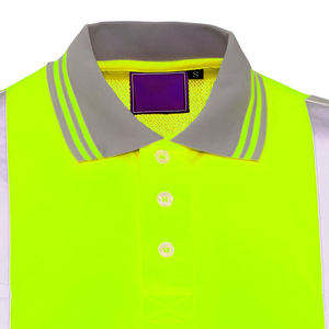Top Selling <b>Hi</b> <b>Vis</b> Safety Polo <b>Shirt</b> for Mechanic and Industrial Work with Reflective Stripes Flame Retardant Yellow Workwear - Product Image 3