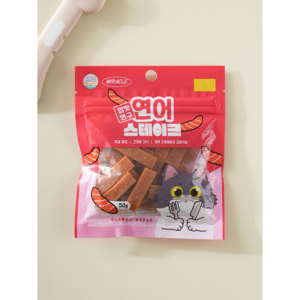 Bistecca miracolosa per gatti 50g salmone tratta cibo Premium per animali domestici - Product Image 1