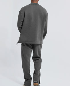 Conjunto Deportivo Unisex de Algodón, Sudadera con Capucha y Pantalones Deportivos, Personalizable con Logotipo, Traje Deportivo de Felpa para Hombre y Mujer - Product Image 2