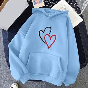 เสื้อฮู้ดพิมพ์ลายพัฟพร้อมกระเป๋า ผ้าฝ้ายผสมเนื้อนุ่มใส่สบาย เหมาะสำหรับผู้ชาย ผู้หญิง และวัยรุ่น - Product Image 5