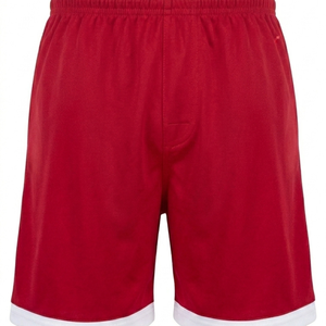 Shorts d'entraînement de football pour hommes, personnalisables avec logo, en tissu toile, séchage rapide, respirants, taille élastique, uniforme d'équipe - Product Image 1