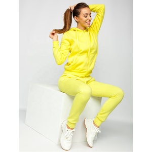 <b>Women's</b> Comfortable Tracksuit Set Wholesale Soft Fabric Sportswear Custom Logo <b>Jacket</b> and Pants OEM Factory Supplier Exporter - Product Image 6