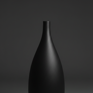 Jarrón de Metal Negro Mate Premium con Delicadas Flores Blancas para una Decoración Elegante y Moderna del Hogar y Bodas - Product Image 5