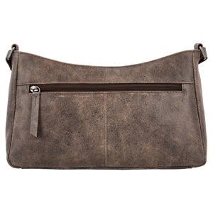<b>Men</b> Genuine Leather Crossbody Messenger <b>Bag</b> with Zipper Closure for Tablet-Durable for Travelling Daily Use & <b>Work</b> - Product Image 5