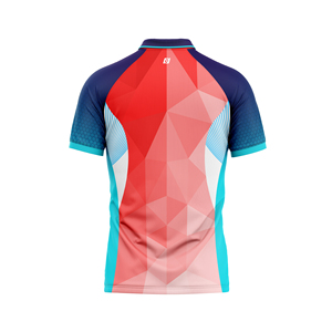 OEM ODM Hauts actifs personnalisés polo en polyester spandex respirant sans couture avec ensemble imprimé au design unique pour les sports de tennis - Product Image 2