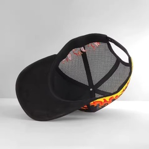Custom Front Logo Printed Trucker Cap Hot Selling 5 Panel Mesh Back Trucker <b>Hat</b> Breathable - Product Image 5