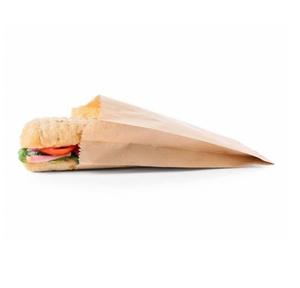 Sacs en papier personnalisés de marque, résistants à la graisse, pour emballer les sandwichs, best-sellers pour les aliments - Product Image 1