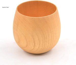 Taza de Bambú Natural Hecha a Mano, Ecológica, de 170 ml, Diseño Zen Asiático, para Uso en el Hogar, Restaurantes y Cafeterías - Daystar Trade DST-AT-400 - Product Image 1