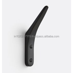 Beaux crochets muraux en métal au design orné pour accrocher au mur manteaux chapeaux clés dans la chambre du salon ou l'entrée du couloir - Product Image 5