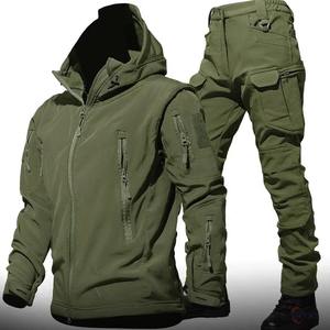 Combinaison tactique imperméable Kuiuu pour homme, veste à capuche et pantalon cargo, coupe-vent, pour la chasse et les activités de plein air, uniforme d'entraînement Kuiuu - Product Image 4