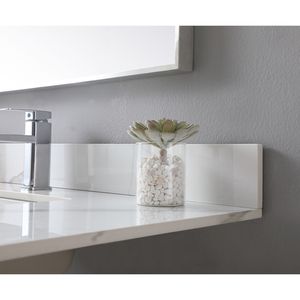 Mueble de Baño Montary de 43x22 Pulgadas con Encimera de Piedra Sinterizada Carrara Gold, un Solo Orificio para Grifo, Estilo Lujoso para Baños Modernos - Product Image 4