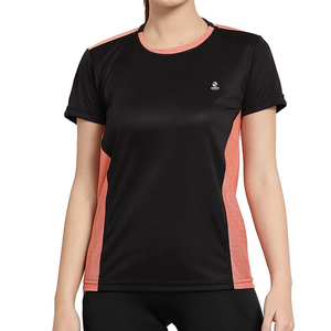T-shirt femme uni tendance, coupe ajustée, idéal pour un usage décontracté, t-shirt femme uni court - Product Image 1