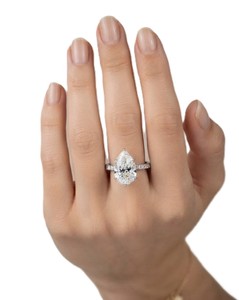 IGI Certified Radiant Brilliant And 34 Round <b>Cut</b> <b>Stone</b> Lab Grown Diamond Minimalist 10K 14K 18K Solid Gold Color DEF Clarity VVS - Product Image 5