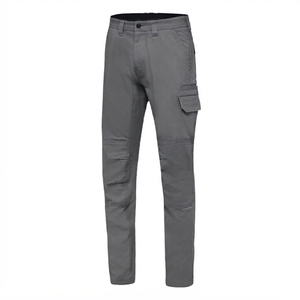 Men's Polyester <b>Cargo</b> Trousers Mid Waist Multi Pocket Utility <b>Pants</b> for Hiking Camping Travel Outdoor <b>Work</b> and Casual Activities - Product Image 1