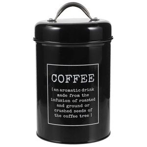 Coffee Canister Metal Cylinder Airtight With Lid Minimalist Design <b>Kitchen</b> <b>Storage</b> Freshness Preservation Moisture Proof - Product Image 4