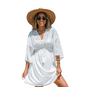 Robe de plage tendance et élégante pour femme, parfaite pour l'été, idéale pour la vente en gros – Cache-maillot de bain brillant pour la plage - Product Image 2