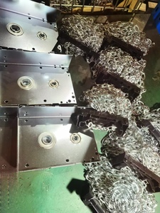 מנוף שרשרת ידני במחיר זול 8 מטר שרשרת מצופה אבץ לדלתות מוסך מקטעיות הנעה ידנית עם ציר פלדה מגולוונת - Product Image 6