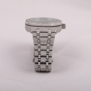 Nuevo Reloj Mecánico Automático de Lujo con Caja de Diamantes Moissanite VVS de Alta Calidad para Hombre, Fabricante Indio - Product Image 3