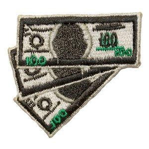 Six Trend Sports Custom Embroidered Patch <b>Sew</b>-On Badge Cute Character Girl Glasses Bubblegum Fabric Applique Safety <b>Pin</b> for - Product Image 3