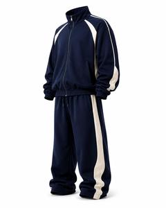Trending Unisex Oversized Baggy Tracksuit High Quality Wholesale Bulk Quantity Custom Logo OEM ODM <b>Low</b> MOQ Polyester/Cotton - Product Image 2