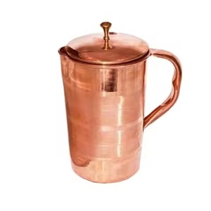 Premium Craft Copper Water Jug Designed for Dining <b>Table</b> Kitchen Use Beverage Storage and Serving - Product Image 6