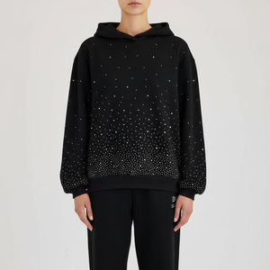 Survêtement Homme Strass Prix Bas Vente en Gros Tenue de Sport Entraînement Jogging 100% Coton Coupe Ample Anti-Plis - Product Image 1