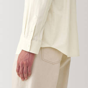 Camisa Oxford de Algodón Casual para Hombre, Cuello Regular, Color Sólido, Manga Larga, Logotipo Personalizado ODM para Trabajo y Negocios, Hecho en Bangladesh - Product Image 4