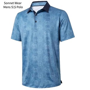 เสื้อโปโลแขนสั้นพิมพ์ลาย AOP คุณภาพสูงสำหรับผู้ชาย - Product Image 4