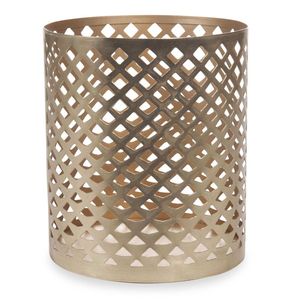Elegante Portavelas de Hierro Negro con Cubierta de Vidrio para Eventos Románticos y Espacios de Comedor de Lujo - Product Image 1