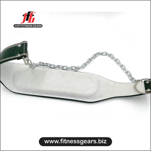 JUST FITNESS GEARS High Quality Leather Powerlifting Buckle Dip <b>Belt</b> <b>Chain</b> Professional Protection Unisex Fitness Gym Breathable - Product Image 3