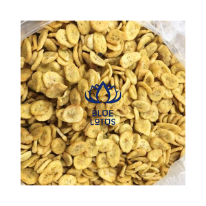 Tranches de bananes séchées vietnamiennes de qualité supérieure, emballées sous vide, directement de l'usine, collations saines pour le bureau - Product Image 1