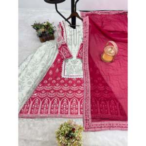 Conjunto de ropa de fiesta para mujer de diseñador Top elegante-Plazzo y Dupatta para ocasiones especiales - Product Image 4