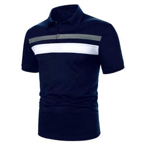 Polo personnalisé pour homme, polo décontracté en coton, coupe ajustée, respirant, polo de golf pour homme - Product Image 4