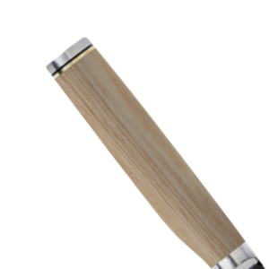 Cuchillo para carne de acero de Damasco martillado, hoja afilada para rebanar, con mango de madera rubia, para carne de res, mesa de comedor, restaurante, corte. - Product Image 4