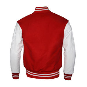 Blouson universitaire unisexe personnalisé de haute qualité 100 % coton avec broderie et manches en toile, style printemps, pour le baseball universitaire, formel - Product Image 3