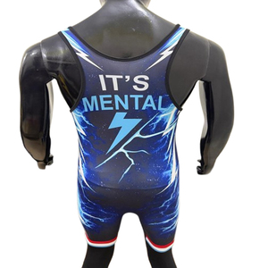 Combinaison de MMA ajustée avec impression numérique sur le devant, 100 % polyester, unisexe, adulte, extensible, respirante, de haute qualité - Product Image 2