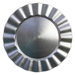 Assiettes de présentation en métal galvanisé, durables et personnalisables, pour la décoration de Noël et des fêtes - Product Image 2