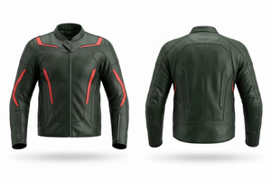 Chaqueta de Motocicleta de Cuero Acolchada, Transpirable, Resistente al Viento, de Manga Larga, para Carreras, con Logotipo Personalizado, Unisex, para Verano - Product Image 4