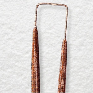 Excellent Quality Amber Cascade Multi Strand Necklace Layered <b>Beaded</b> Jewelry for Women Artistic Cultural Available For Sale - Product Image 5