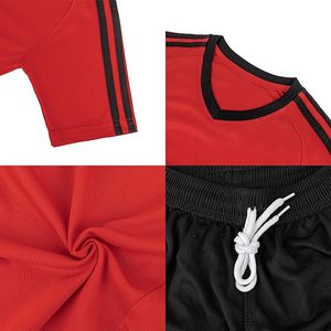 Soccer Jersey, Shoulder Striped Soccer Shirts, with Jersey, Shorts and <b>Socks</b> - Product Image 3