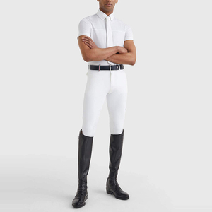 Polos ajustés très demandés, anti-humidité, avec fermeture boutonnée, pour l'équitation, sous-vêtements personnalisés - Product Image 3