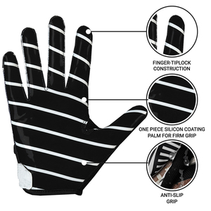 Gants de receveur professionnels respirants de qualité supérieure pour améliorer les performances, vente en gros, bon prix, couleur unie - Product Image 3