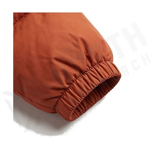 Chaqueta Acolchada para Mujer, Invierno, Cuello Alto, Manga Larga, Color Sólido, Relleno Grueso de Poliéster, Cierre de Cremallera, Corta - Product Image 6