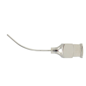 Cortex Extractor 21 mm Ophthalmic Irrigation Aspiration Cannula 23G 0.3 mm Side Port <b>Sandblasted</b> Tip Cataract Surgery Instrument - Product Image 3